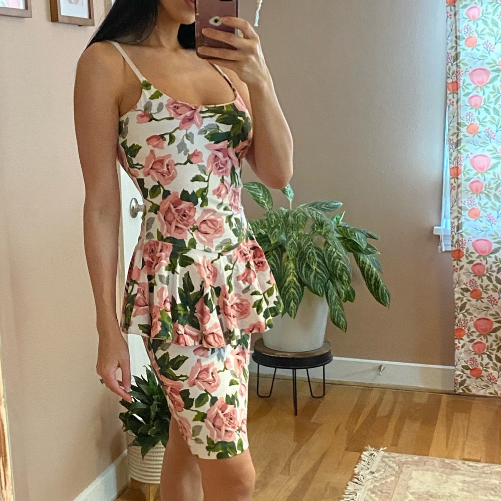 Betsey Johnson peplum dress